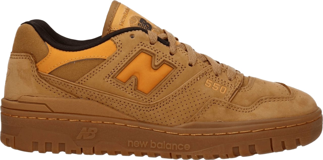 New Balance Brown Leather Sneakers Bruin