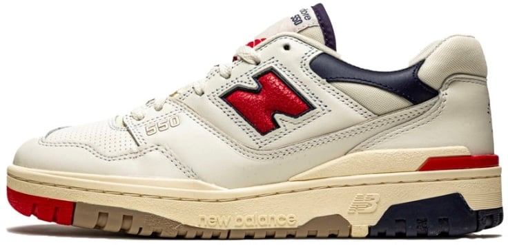 New Balance New Balance 550 Aime Leon Dore White Navy Red Zwart