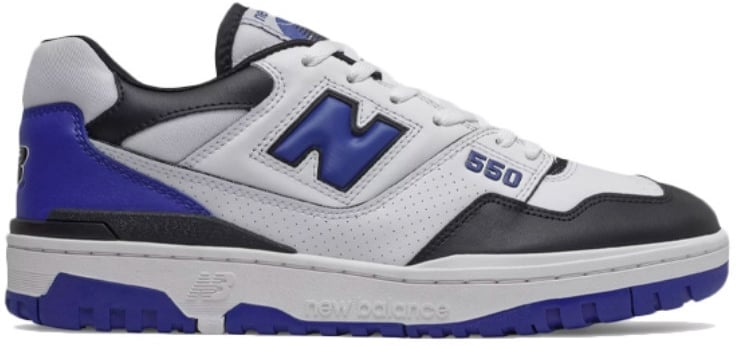 New Balance New Balance 550 White Royal Black Zwart