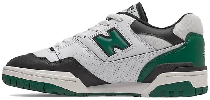New Balance New Balance 550 White Green Black Zwart