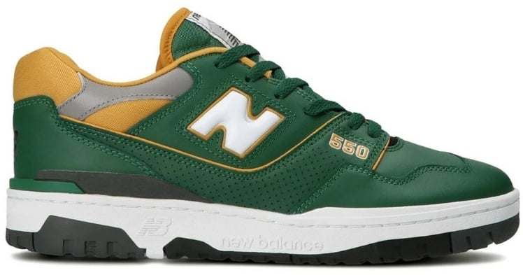 New Balance New Balance 550 Dark Green Gold Geel