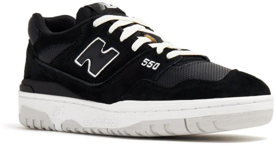 New Balance 550 Suede Pack Black/white Sneakers Zwart