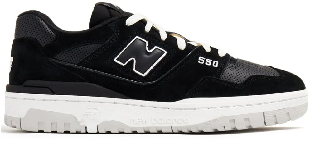 New Balance 550 Suede Pack Black/white Sneakers Zwart