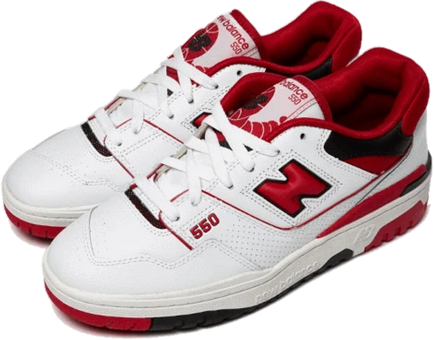 New Balance New Balance 550 White Red Wit