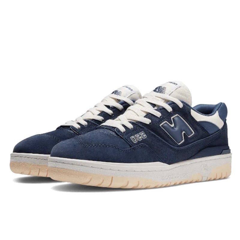 New Balance New Balance 550 Natural Indigo Suede Wit