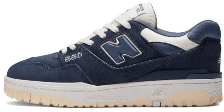 New Balance New Balance 550 Natural Indigo Suede Wit