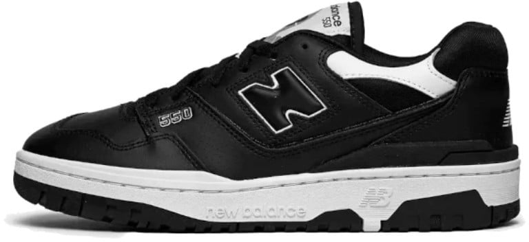 New Balance New Balance 550 Black White (2022) Zwart