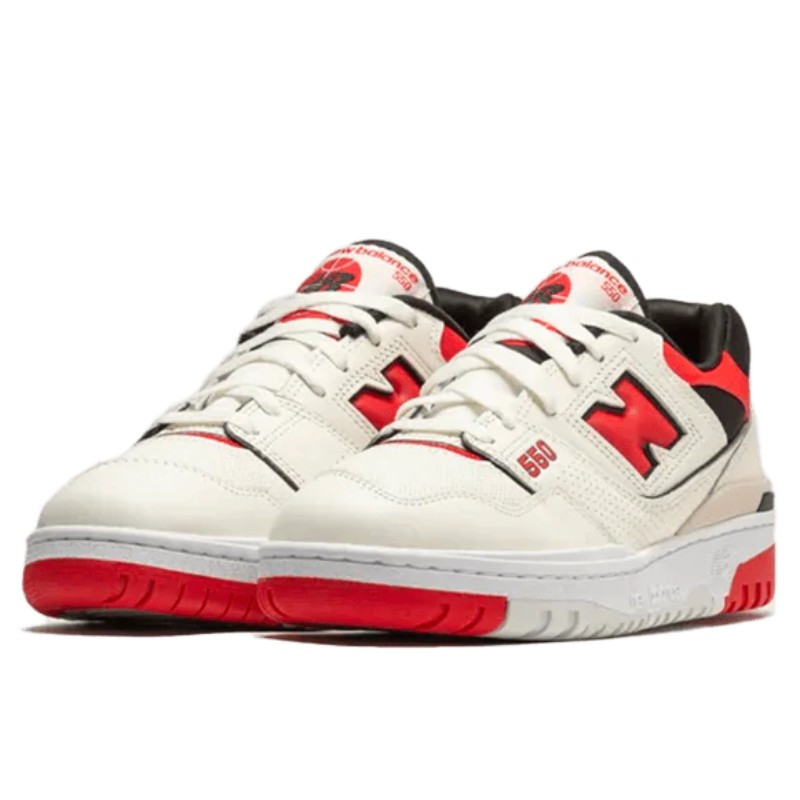 New Balance New Balance 550 Sea Salt True Red Rood