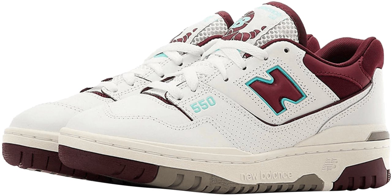 New Balance New Balance 550 White Burgundy Blue Divers
