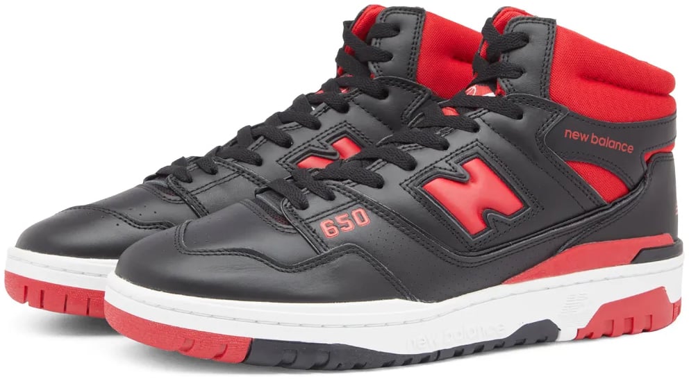 New Balance Bb650 High-top Sneakers Zwart