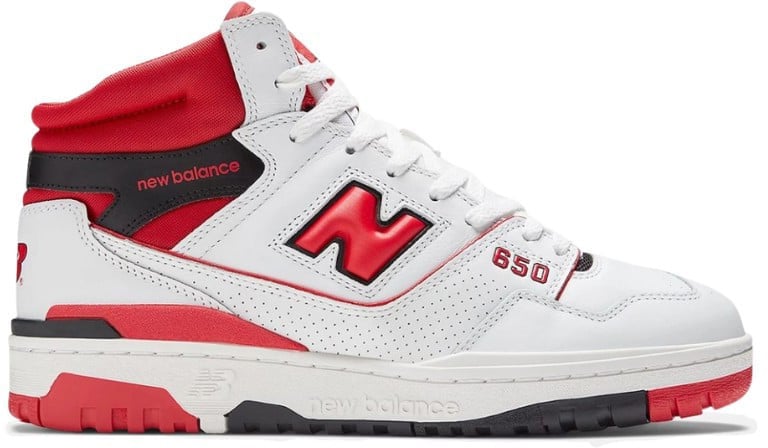 New Balance New Balance 650R White Red Wit