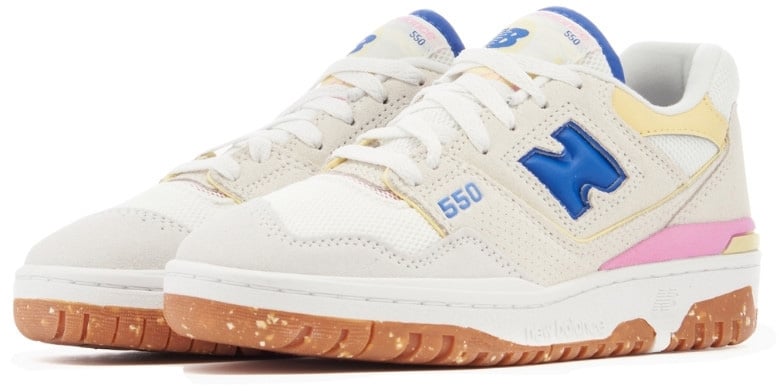 New Balance New Balance 550 Sea Salt Marine Blue Blauw