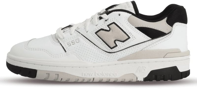 New Balance New Balance 550 White Black Grey Zwart
