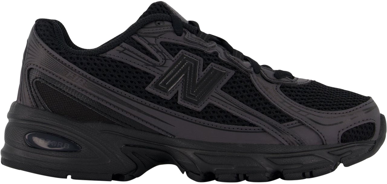New Balance New Balance GR740 Unisex Sneakers in Zwart Zwart