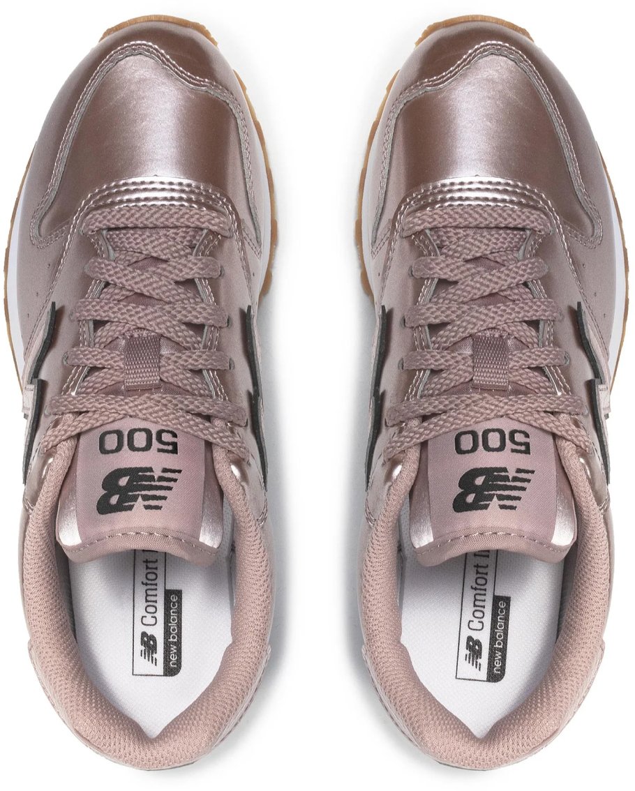 New Balance 500v1 Metallic Pink Sneakers Roze