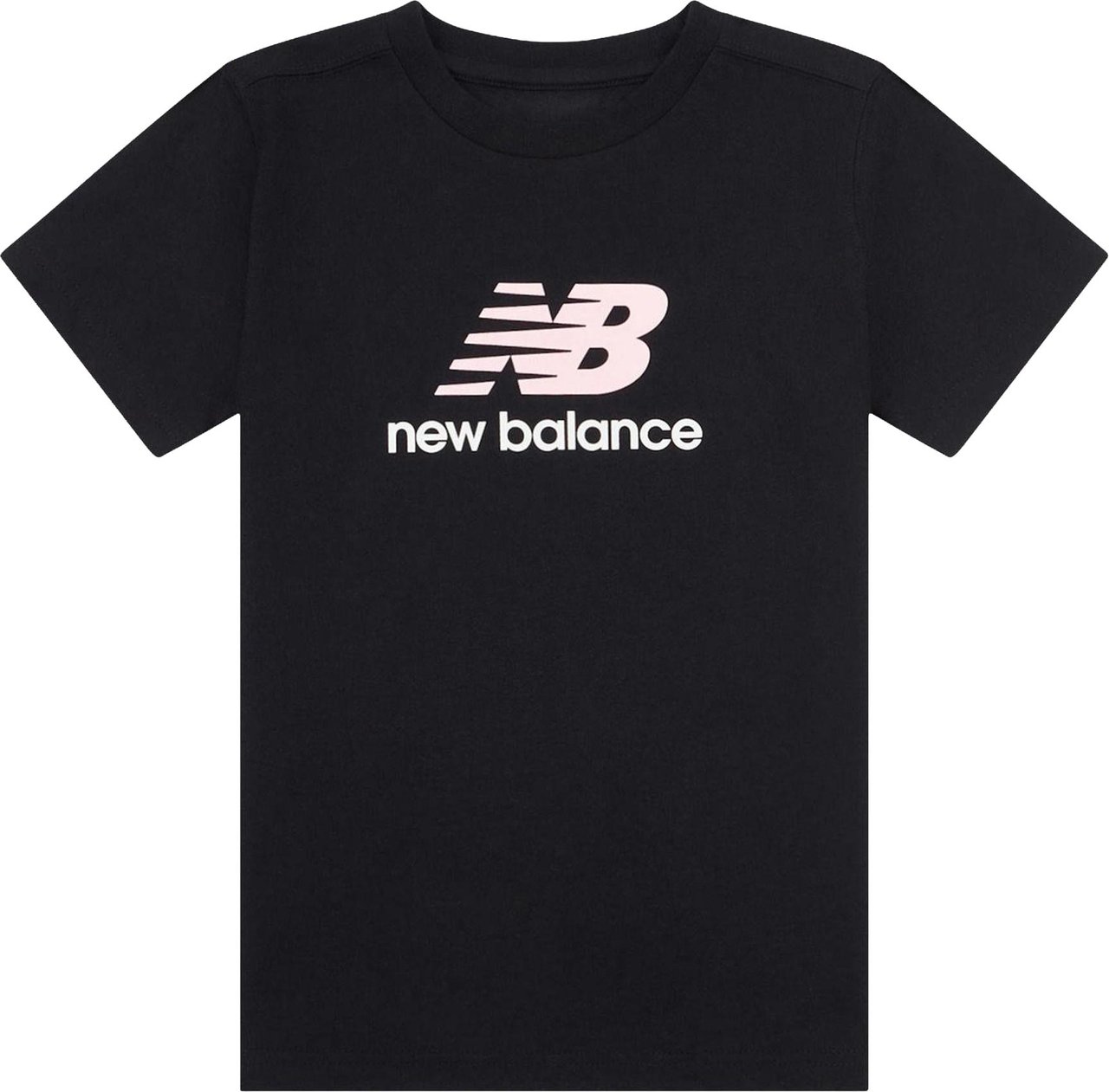 New Balance T-Shirts And Polos Caviar Zwart