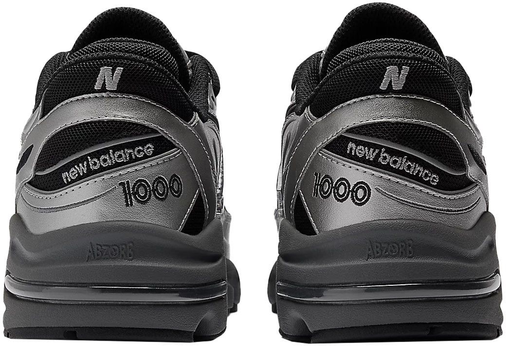 New Balance Sneakers Silver Metallic Zilver