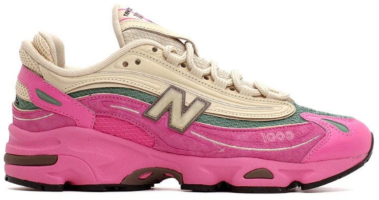 New Balance New Balance 1000 Tan Pink Green Roze