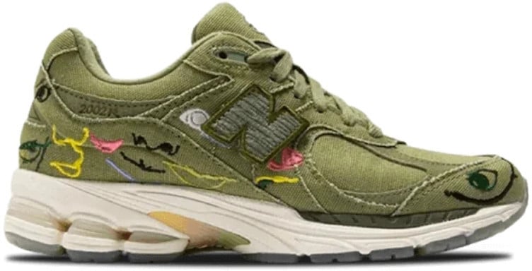 New Balance New Balance 2002R Bryant Giles Olive Green Groen