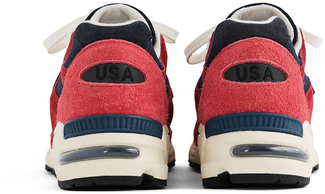 New Balance 990v2 Made In Usa Teddy Santis Sneakers Rood