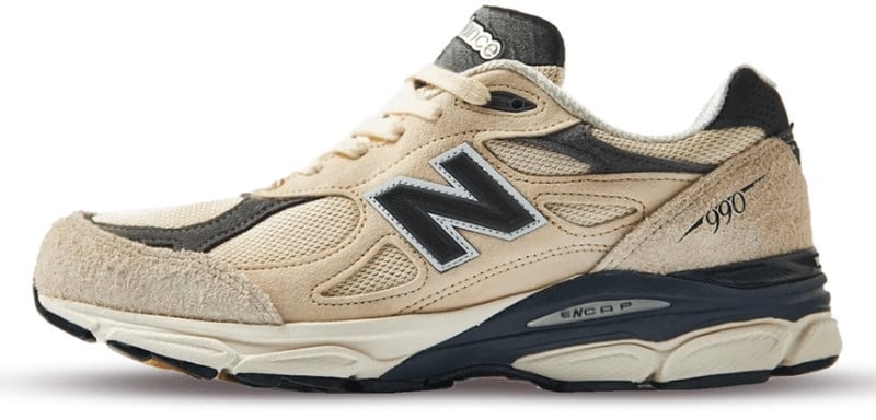 New Balance New Balance 990 V3 MiUSA Teddy Santis Moonbeam Blauw