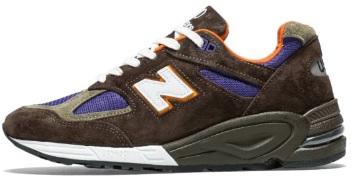 New Balance New Balance 990 V2 Made In Usa Brown Purple Paars