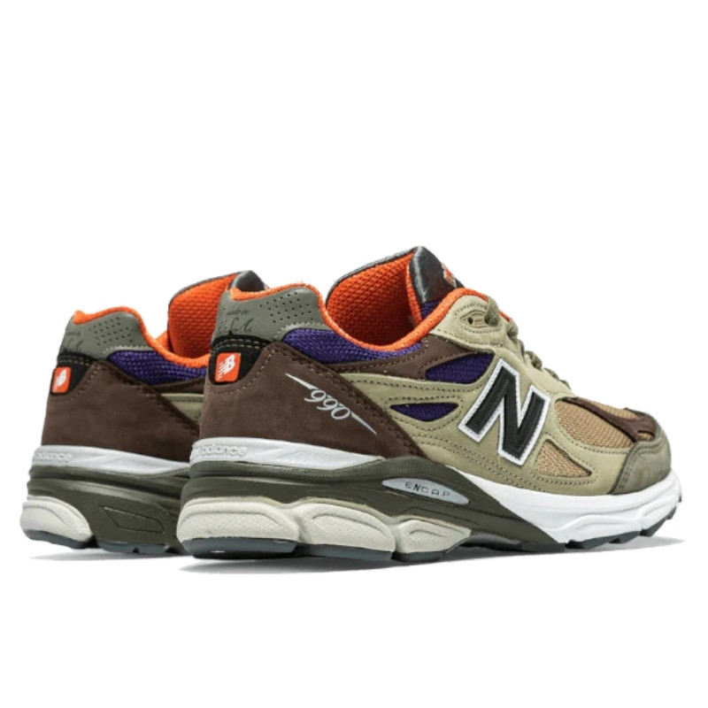 New Balance New Balance 990 V3 MiUsa Tan Blue Groen