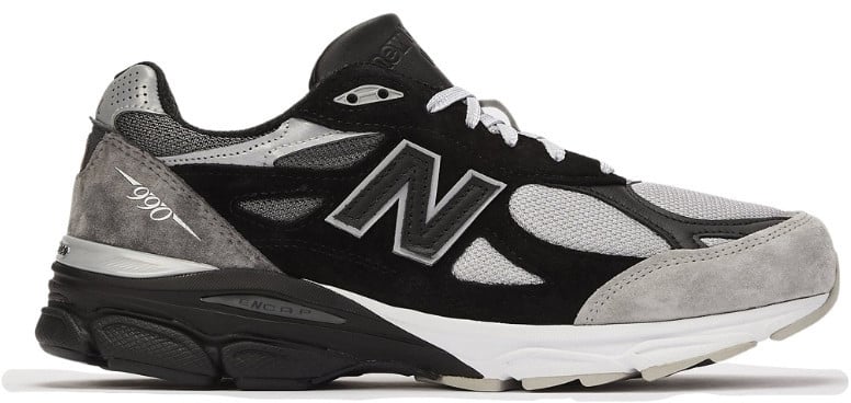 New Balance New Balance 990 V3 MiUSA DTLR GR3YSCALE Zwart