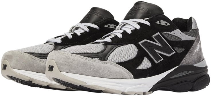 New Balance New Balance 990 V3 MiUSA DTLR GR3YSCALE Zwart