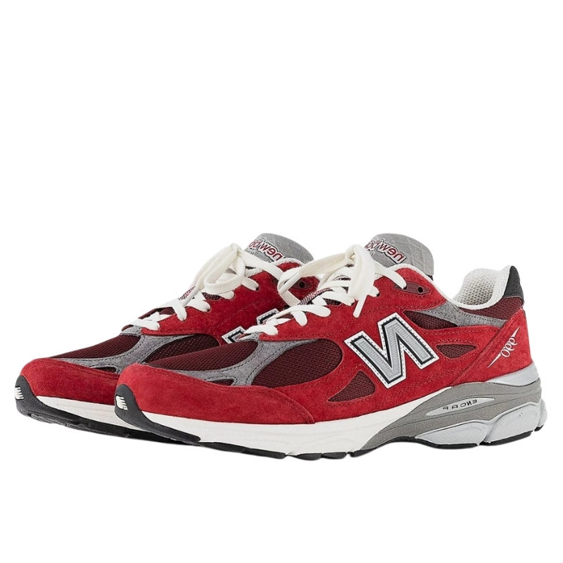 New Balance New Balance 990 V3 MiUSA Teddy Santis Scarlet Grijs