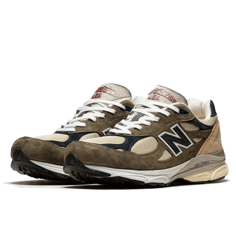 New Balance New Balance 990 v3 Made In USA Green Cream Groen