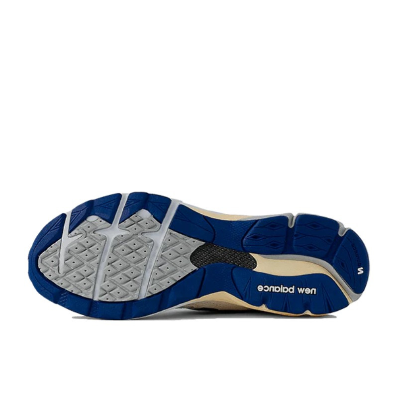 New Balance New Balance 990 V3 Made In USA Cream Blue Grijs