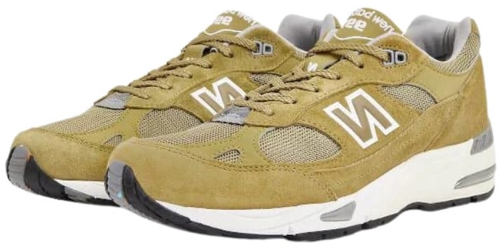 New Balance New Balance 991 Made in UK Green Moss Donkergroen