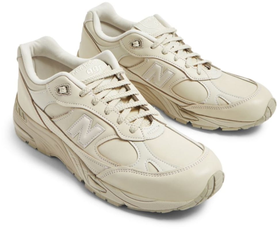 New Balance 991 Contemporary Luxe Made In England Sneakers Wit