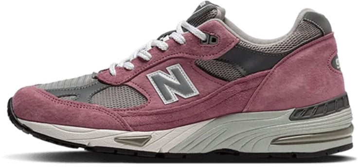 New Balance New Balance 991 Made In UK Pink Suede Roze