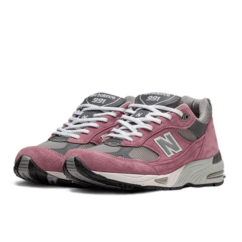 New Balance New Balance 991 Made In UK Pink Suede Roze