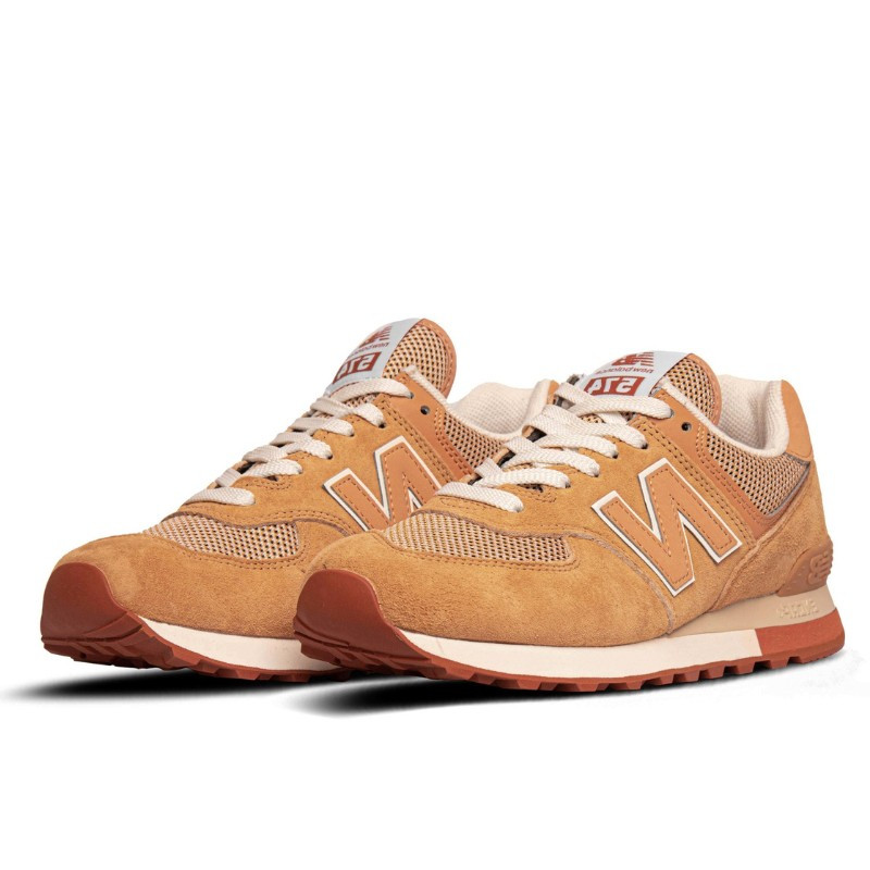 New Balance New Balance 574 V2 Caramel Rust Wit