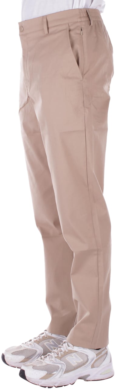 New Balance Trousers Beige Beige