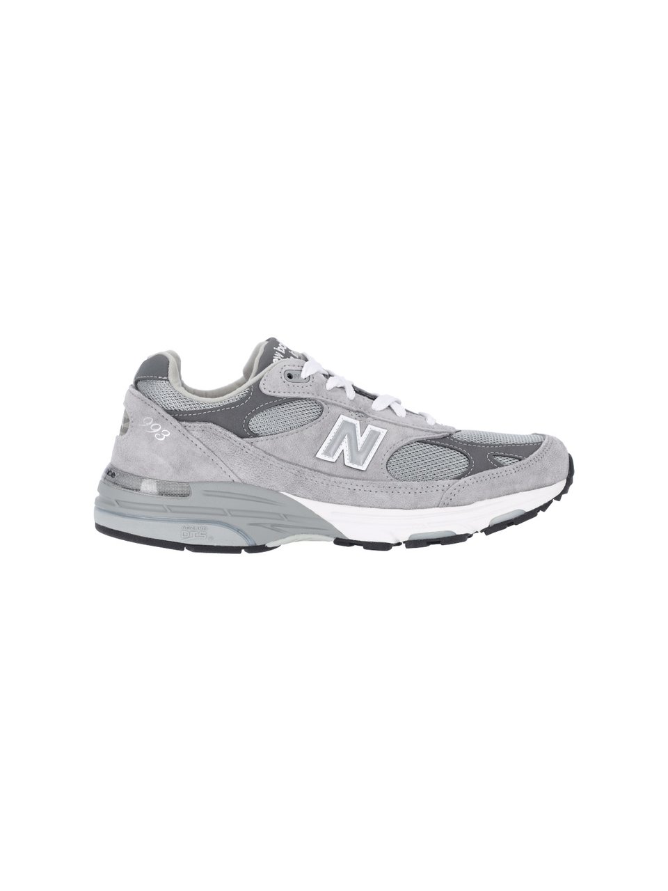 New Balance Grey 993 Suede Mesh Sneakers Grijs