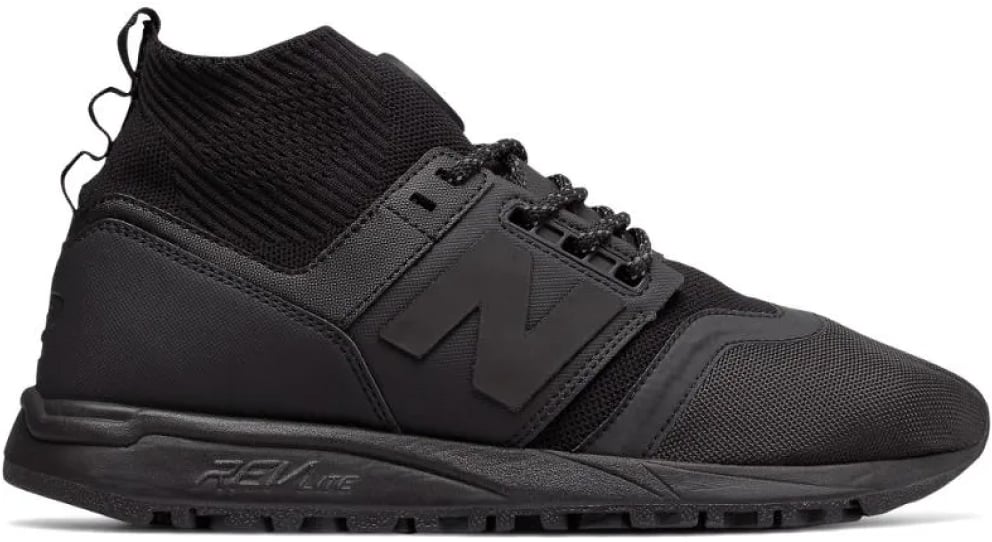 New Balance 247 Mid 'triple Black' Sneakers Zwart