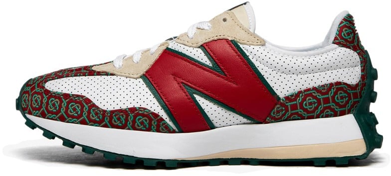 New Balance New Balance 327 Casablanca Red Monogram Rood
