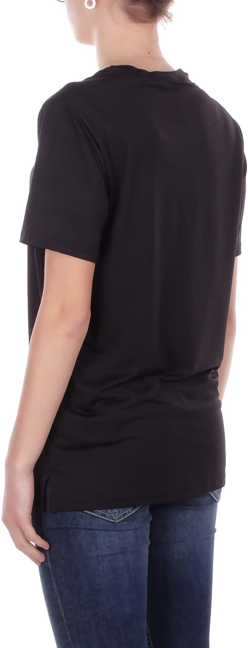 New Balance T-Shirts And Polos Black Zwart