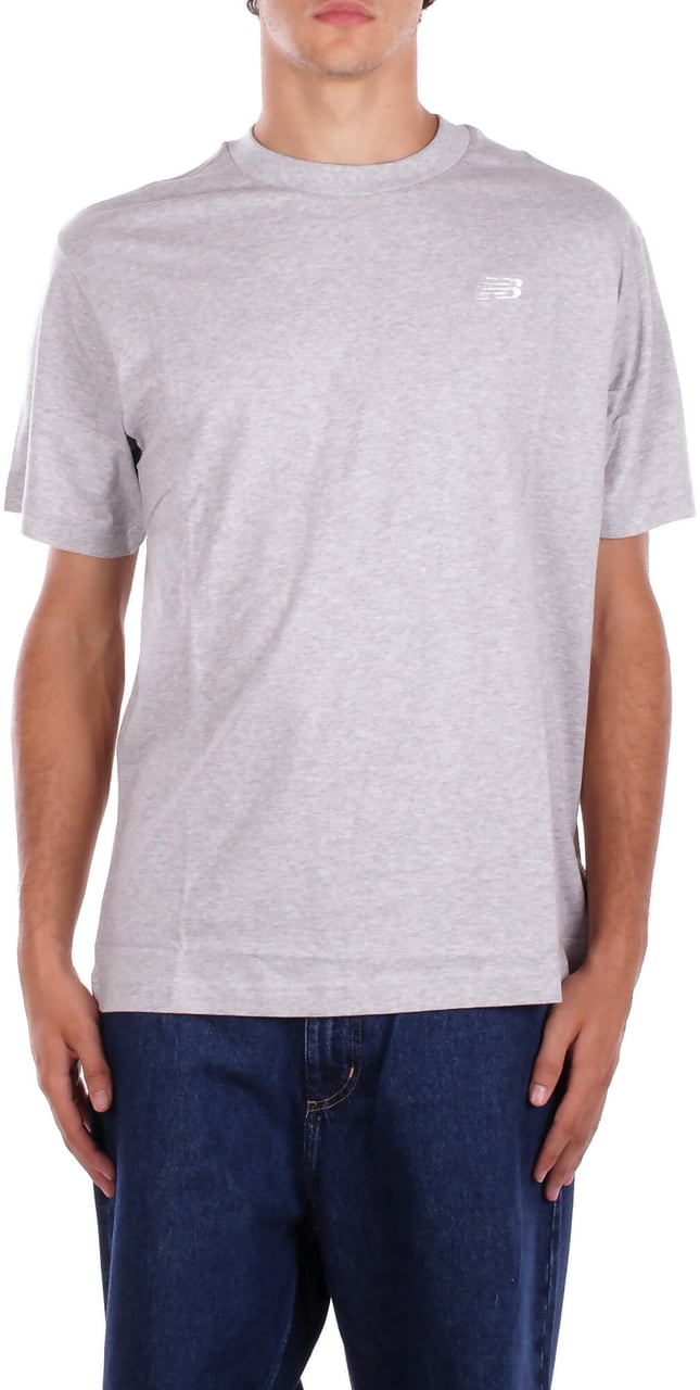 New Balance T-Shirts And Polos Grey Grijs