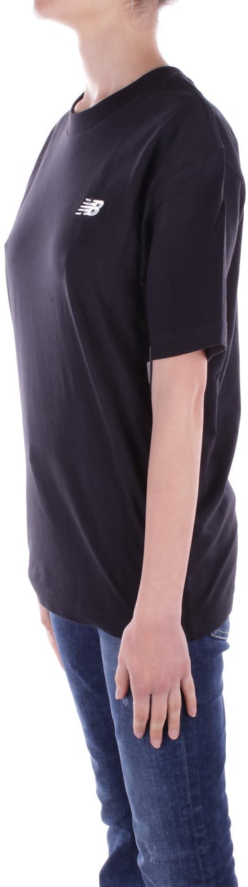 New Balance T-Shirts And Polos Black Zwart