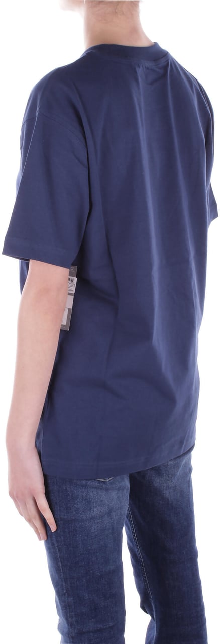 New Balance T-Shirts And Polos Blue Blauw