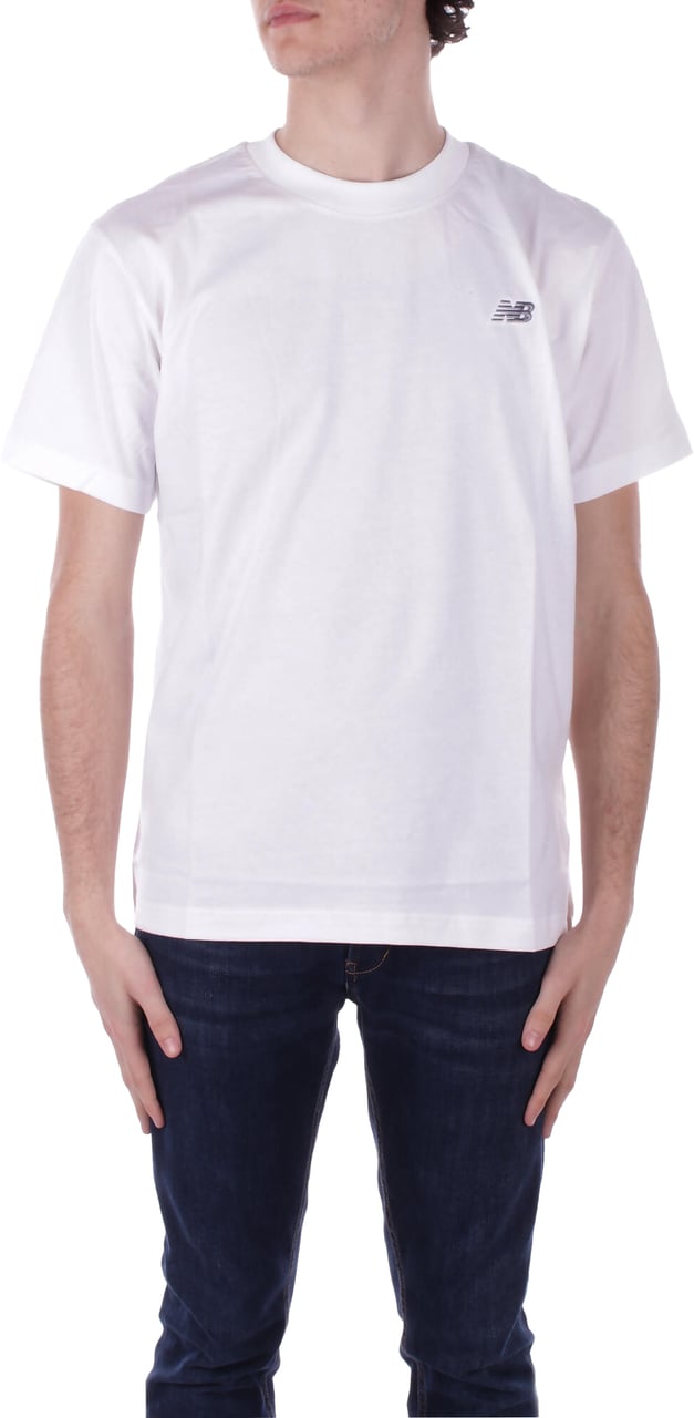 New Balance T-Shirts And Polos White Wit