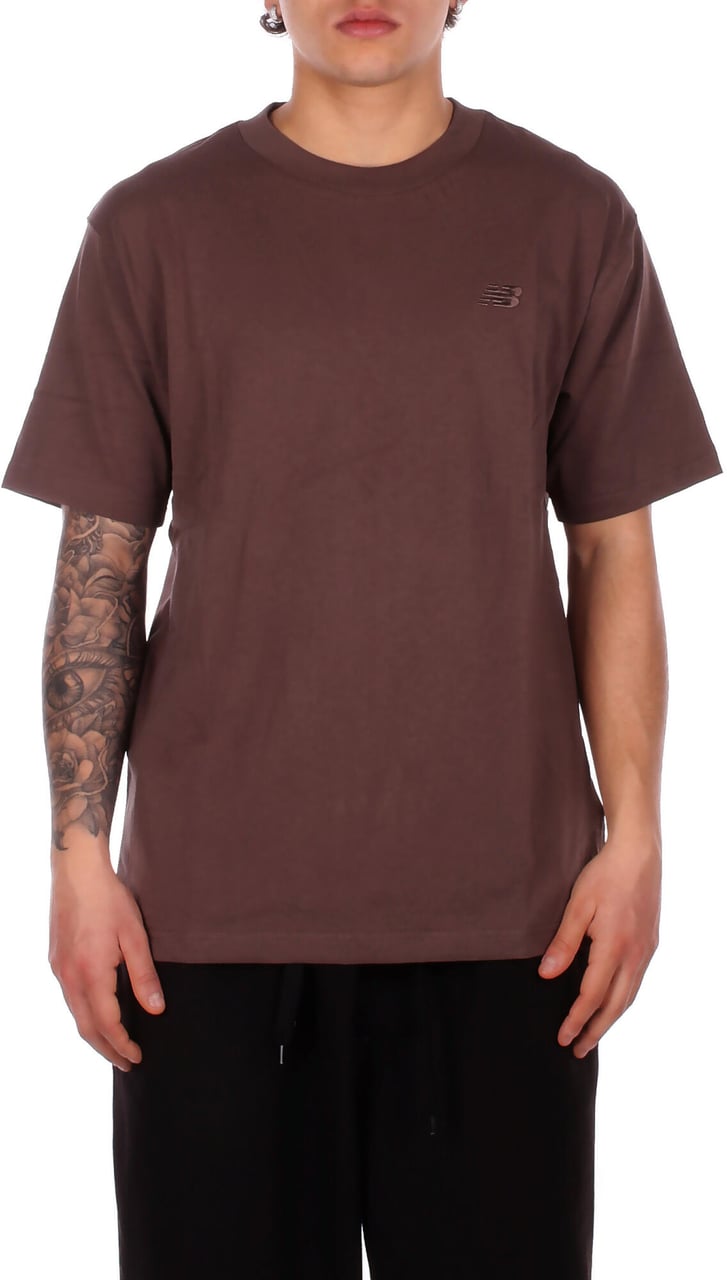 New Balance T-Shirts And Polos Brown Bruin