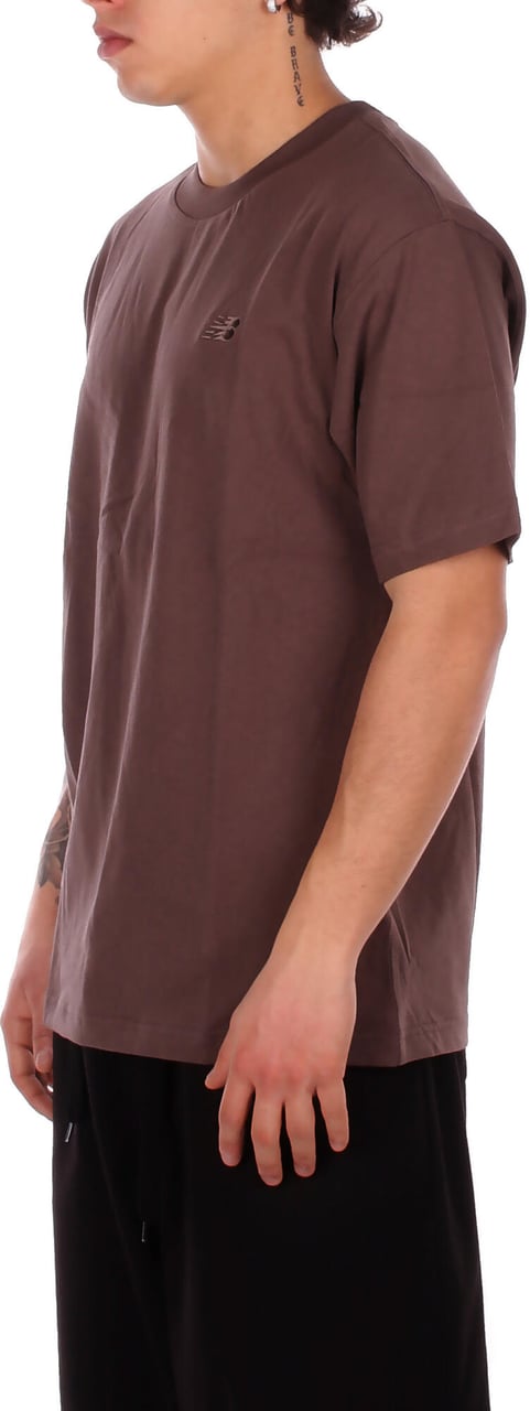 New Balance T-Shirts And Polos Brown Bruin