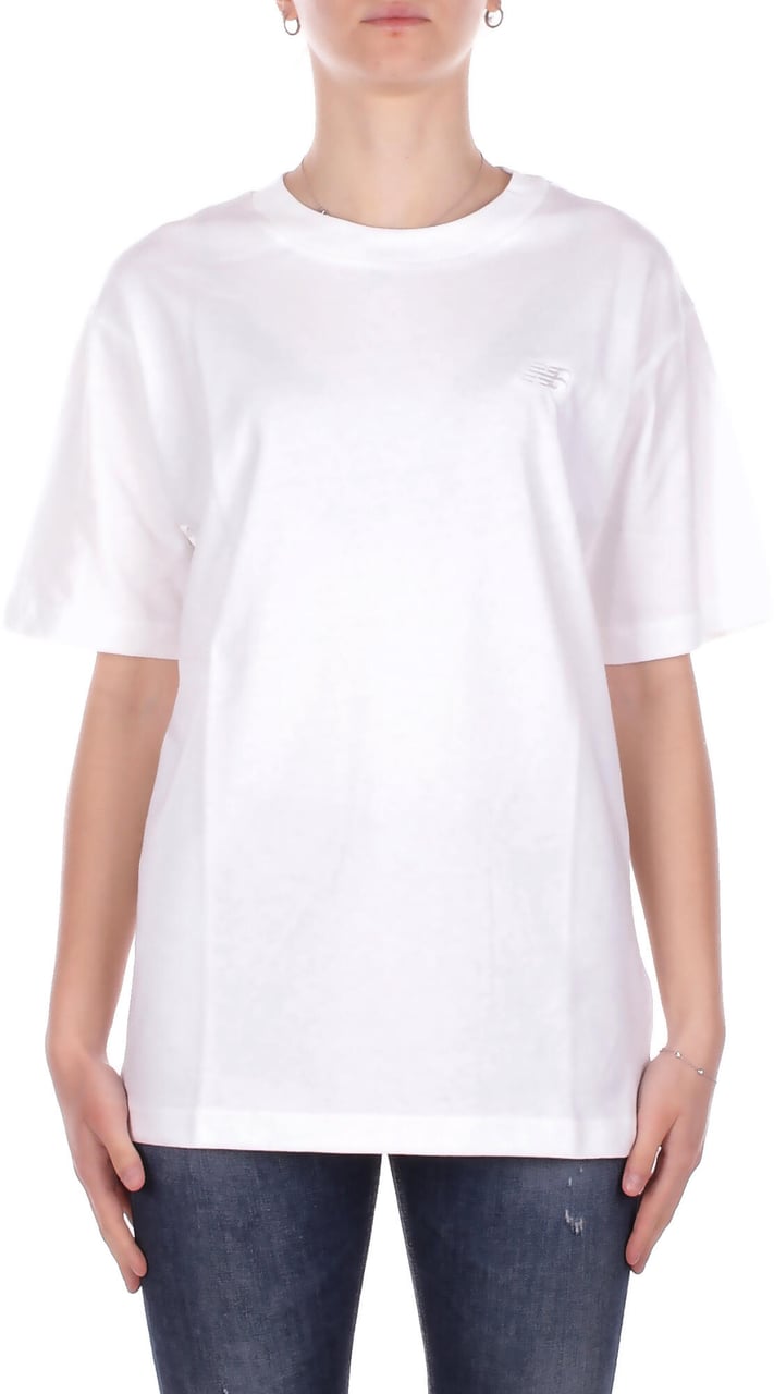 New Balance T-Shirts And Polos White Wit