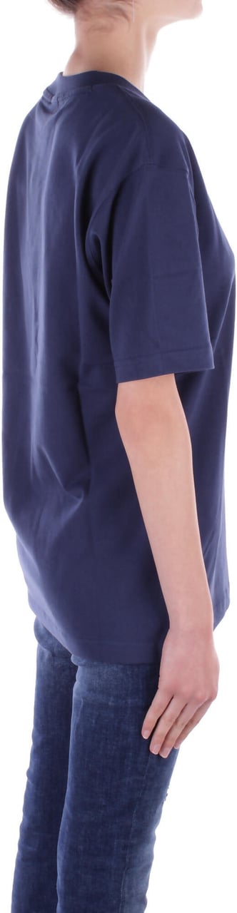 New Balance T-Shirts And Polos Blue Blauw